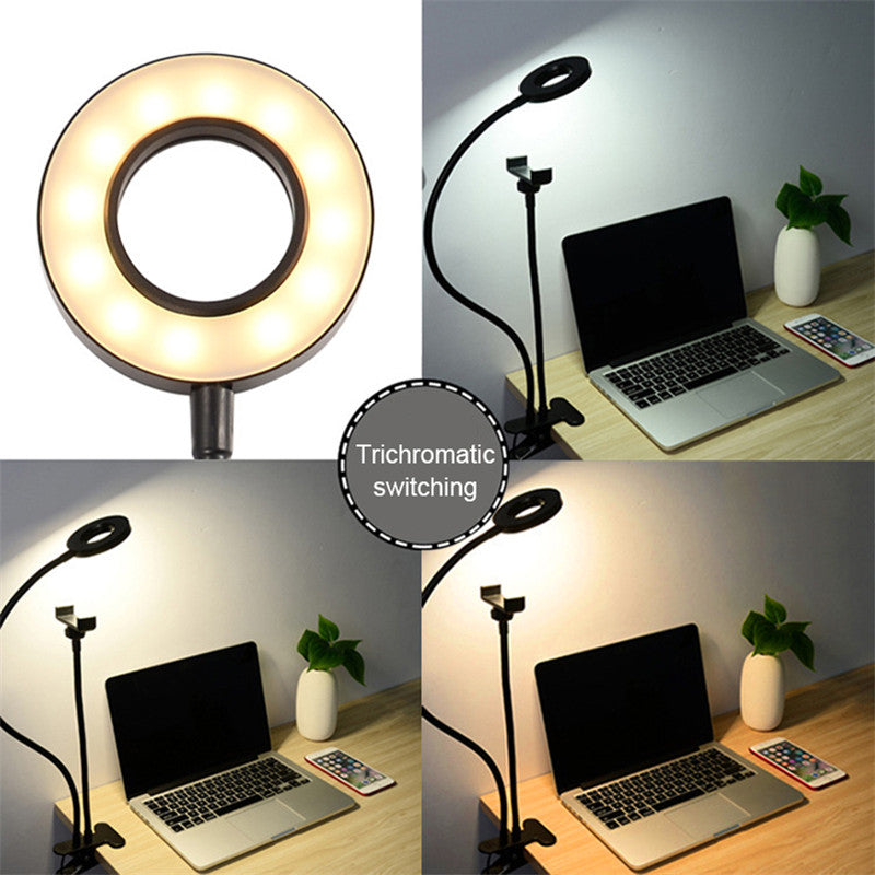 Clip-On LED Ring Light for Perfect Selfies