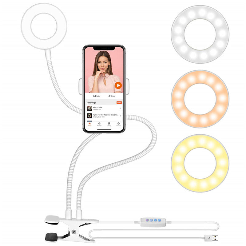 Clip-On LED Ring Light for Perfect Selfies