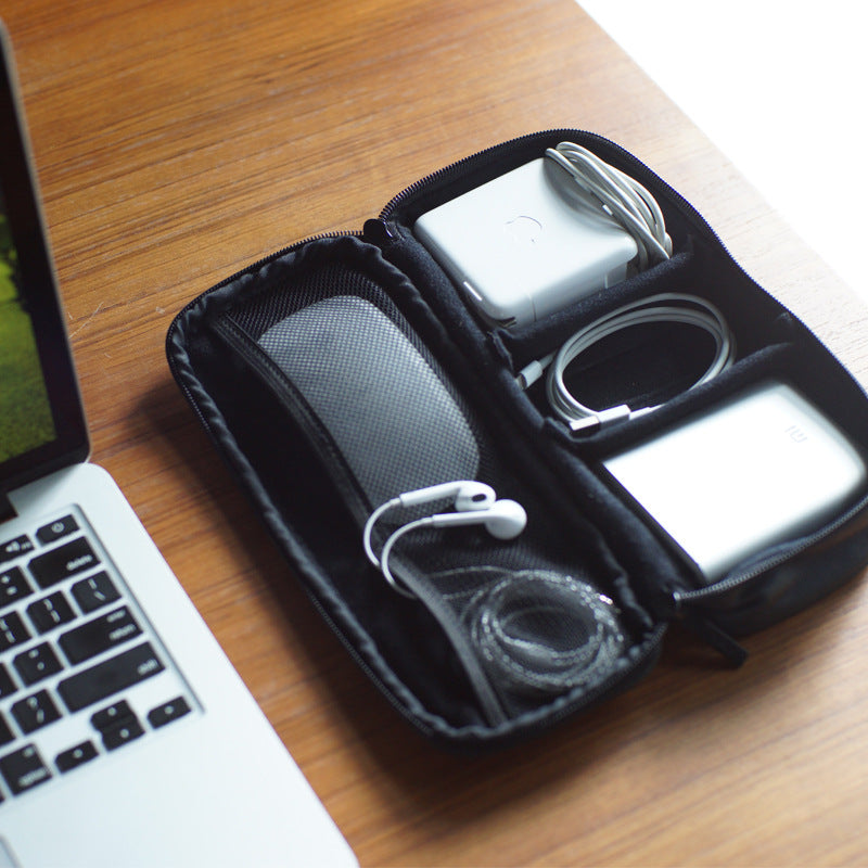 Portable Tech Organizer Bag for Earphones & Cables