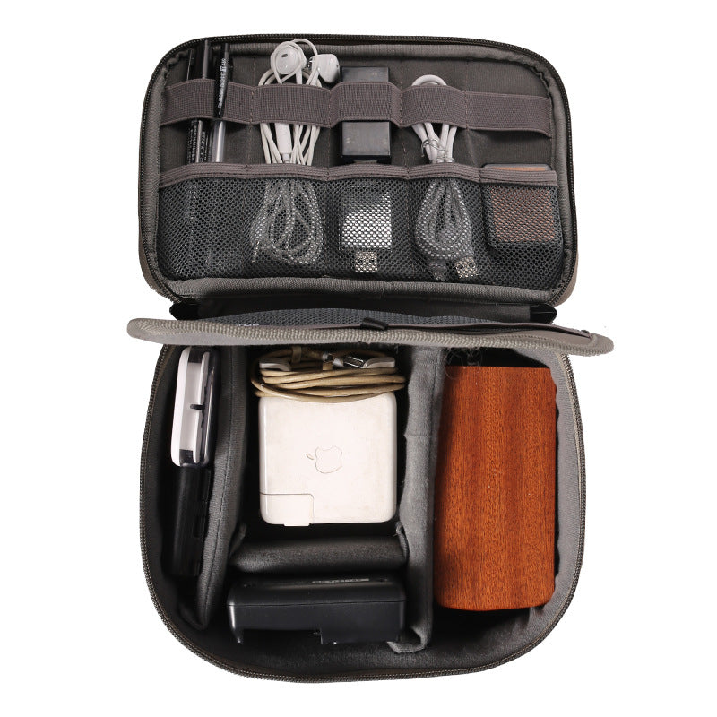 Portable Tech Organizer Bag for Earphones & Cables