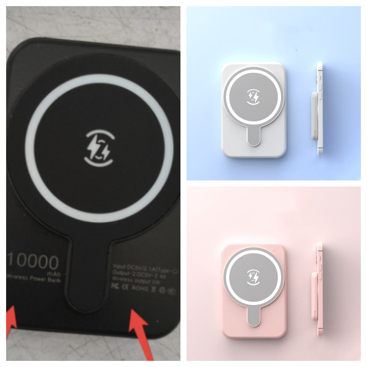 Magnetic Mini Wireless Power Bank 5000mAh Fast Charging