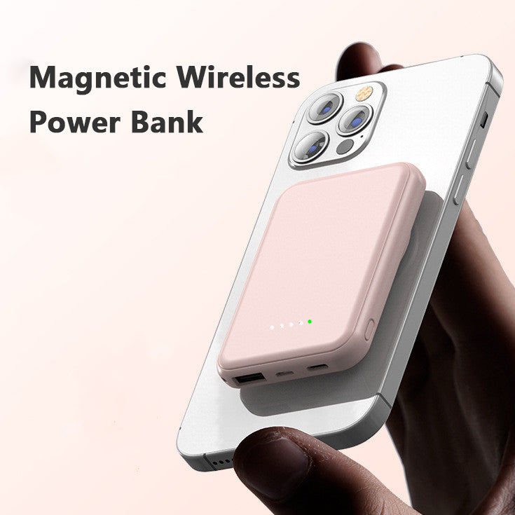 Magnetic Mini Wireless Power Bank 5000mAh Fast Charging