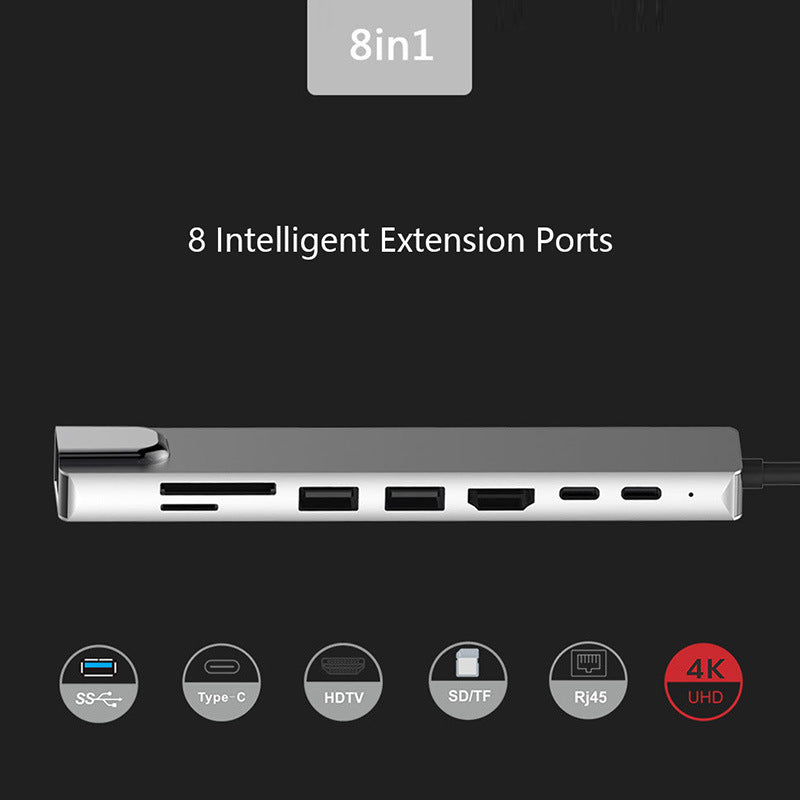 Multi-Port USB-C Hub & Docking Station for Laptops